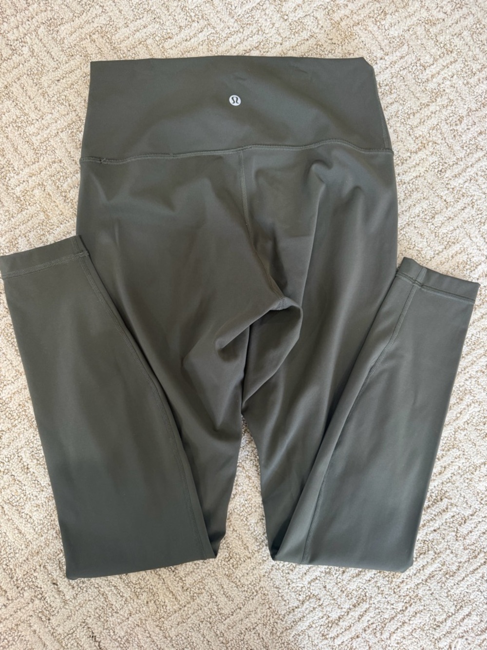 lululemon athletica Leggings in Olive Green